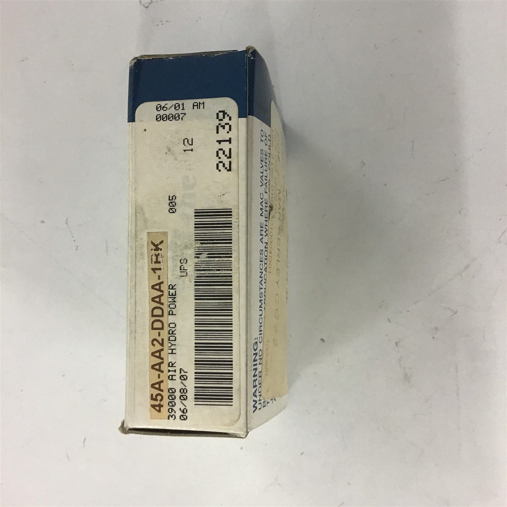 Mac 45A-AA2-DDAA-1BK Solenoid Valve