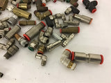 Assorted Lot of Hydraulic / Pneumatic Fittings lot of 82