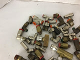 Assorted Lot of Hydraulic / Pneumatic Fittings lot of 82