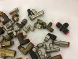 Assorted Lot of Hydraulic / Pneumatic Fittings lot of 82