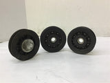 Single Groove Pulley 5/8" x 1/2" Belt Lot of 3