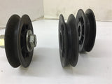 Single Groove Pulley 5/8" x 1/2" Belt Lot of 3