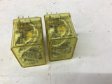 Idec RH4B-U 10 Amp 120 Vac Relay lot of 2