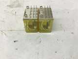 Idec RH4B-U 10 Amp 120 Vac Relay lot of 2