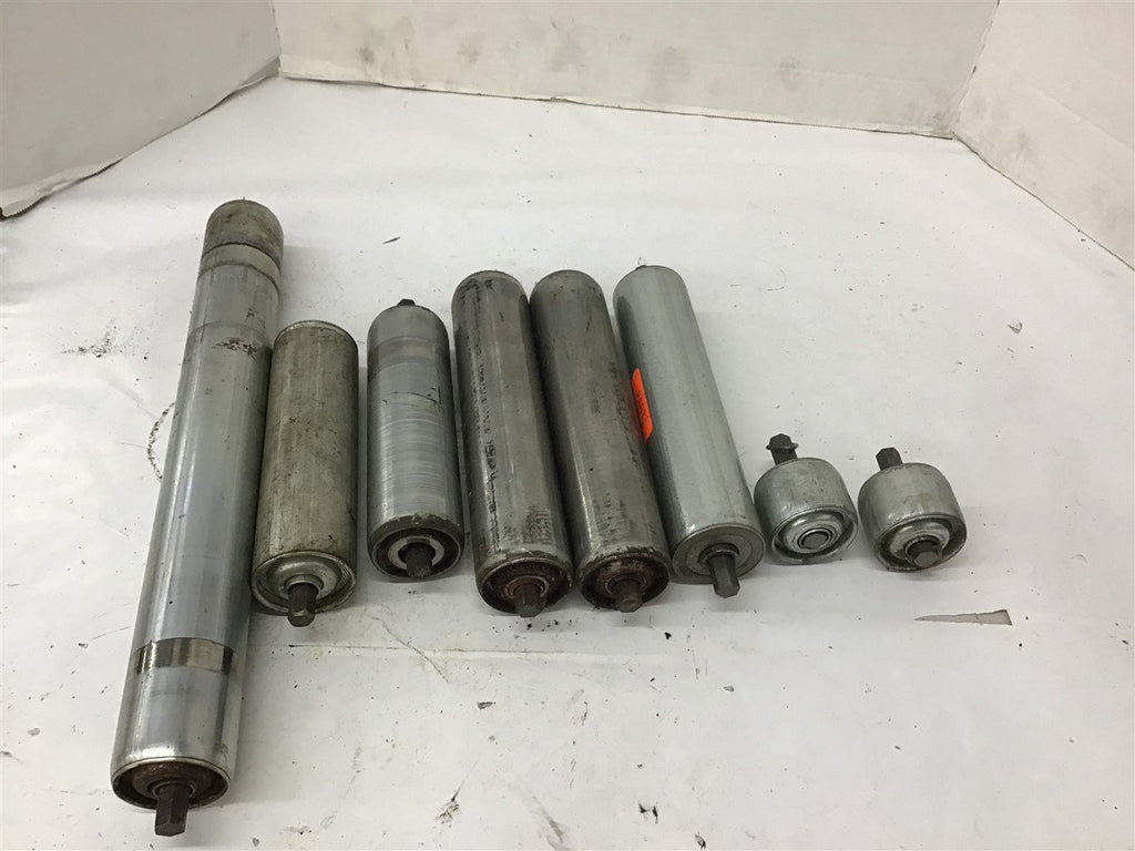 1.9" od Conveyor Rollers Lot of 8