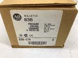 Allen-Bradley 836-C7A Pressure Control Switch