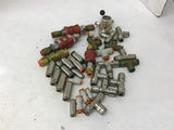 Hydraulic / Pneumatic Fittings Assorted Sizes Lot of 33