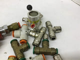 Hydraulic / Pneumatic Fittings Assorted Sizes Lot of 33