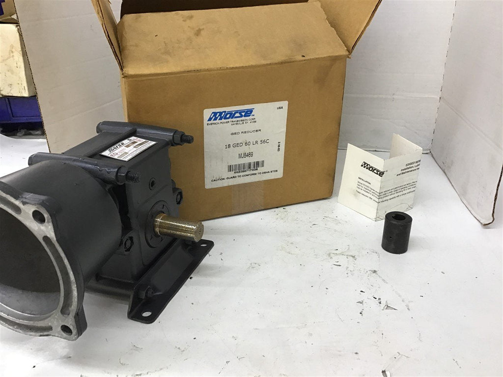 Morse 18 GED 60 LR 56C Gear Reducer 60:1 Ratio