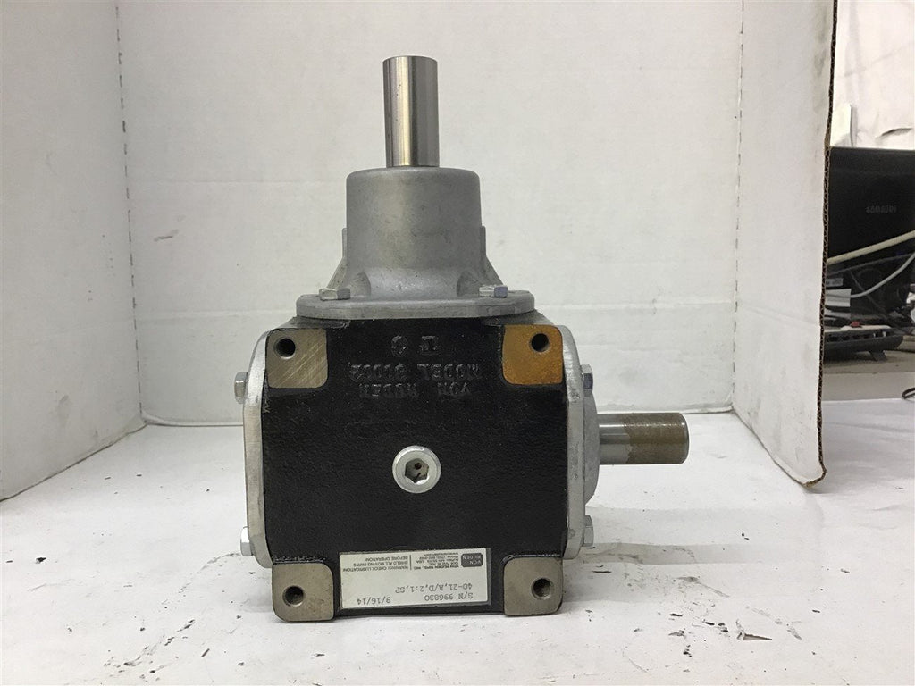 Von Ruden 40-21--A/D--2:1--SP 80002 S/N 996830- Gear Reducer