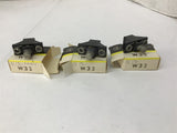 Allen-Bradley W32 Overload Heater Element Lot Of 3