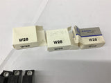 Allen-Bradley W28 Overload Heater Element Lot Of 3