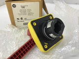 Allen-Bradley 190-HM4E Operating Handle Red/Yellow