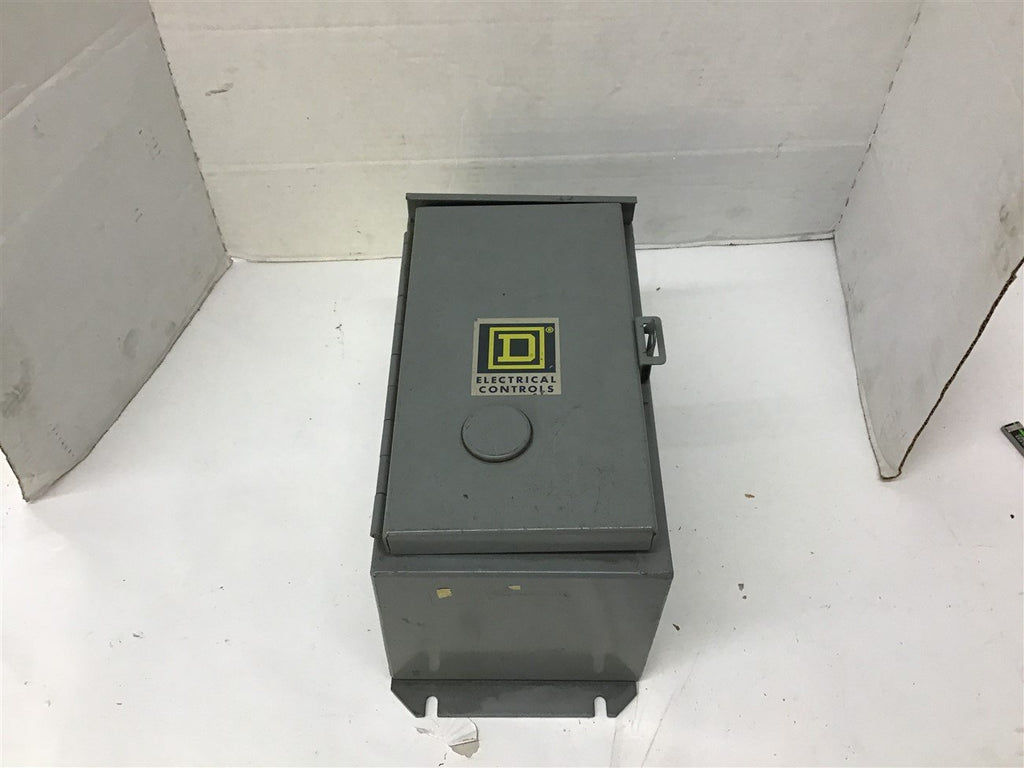 Square D 8502 SCA-2 Nema Size 1 Enclosed Starter 10 HP 120 V Coil