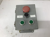 Hoffman A-806CH Allen Bradley 800T-FX -D4 E Stop 3 Position Selector Switch