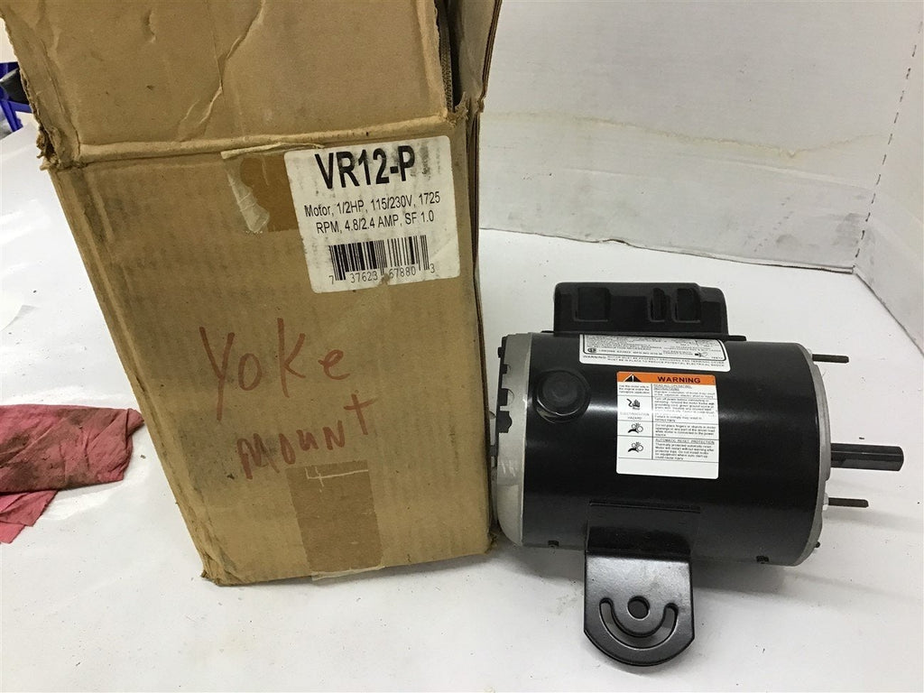 Emerson K55HXPAG-1275 1/2 HP AC Motor 115/230 Volts 1725 Rpm