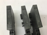 Siemens 6ES7-7132-4BD01-0AA0 With Base 6ES7-193-4CA40-0AA0 Lot Of 3