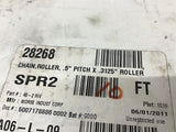 Emerson 40-2RIV Roller Chain 10 Ft Long