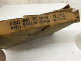 Rex 60 RIV Roller Chain 10 FT Long