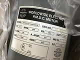 WORLDWIDE WPMDC12-18-90V-56C 1/2 HP DC Motor 90 Volts 56C Frame 1800 Rpm