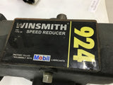 Winsmith 924MWT 30:1 Ratio Left Angle Gear Reducer 1.23 Input Hp