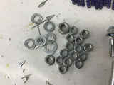 Assorted Concrete Anchors Nuts And Washers Lot Of 45