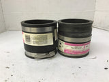 Plumb Quik 3"-3" PVC DWV Flexible Coupling Lot Of 2