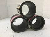 Plumb Quik 3"-3" PVC DWV Flexible Coupling Lot Of 3