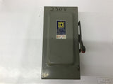 Square D 60 A 600 VAC Or DC Fusible Safety Switch