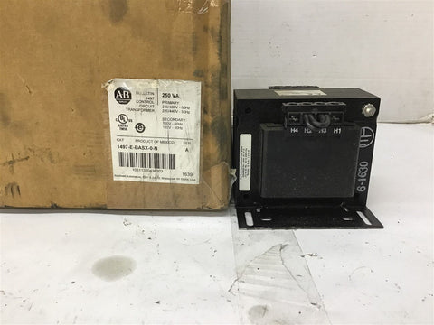 Allen Bradley 1497-E-BASX-0-N SER A 250 VAC Transformer