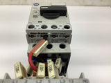 Allen-Bradley 100-C16*10 Contactor w/ 140M-C2E-B40 Breaker and Relay Switch