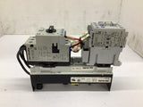 Allen-Bradley 100-C16*10 Contactor w/ 140M-C2E-B40 Breaker and Relay Switch