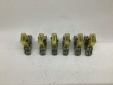 Idec RY25 Relay 24 VDC with Base Lot Of 4