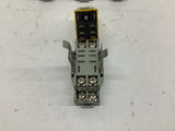 Idec RH28-UL Relay 24 VDC With Base Lot Of 4