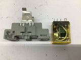 Idec RH28-UL Relay 24 VDC With Base Lot Of 4