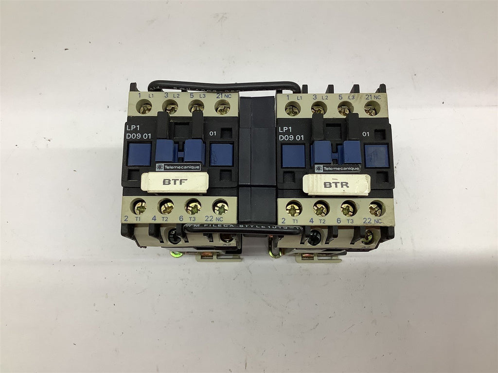 Telemecanique LP2D0901 Reversing Contactor 24 V Coil 460 V @ 5 Hp