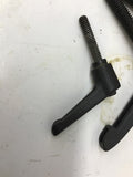 Black Adjusting Lever Handles Plastic Lot Of 4