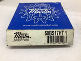 martin 50BS17HT1 Sprocket 50 chain 17 Teeth 1" Bore