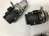 Square D Class 9001 Selector Switch Lot Of 3