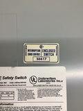 GE TH4322 Type 1 Indoor Safety Switch 240 Volts 7 1/2 HP 60 Amp