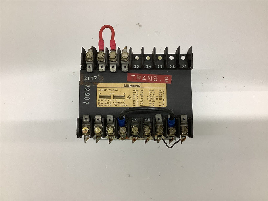 Siemens 4AM52 70-5AA Transformer