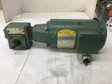 Baldor .17 Hp AC Gear Motor 208-230/460 Volts 1800 Rpm 5:1 Ratio