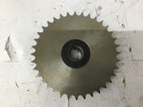 Sprocket 36 Teeth x 15/16" ID x 5/16" Key x 6" OD x 1/4" Between Rows