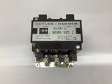 Cutler-Hammer C10d-1 Nema Size 2 Contactor 45 Amp 25 HP 120 Volt Coil