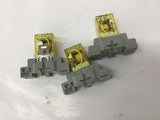 IDEC RH2B-U AC 120VRelay Lot Of 3