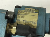 Mac 57C-13 250B-521JC 24VDC 150 PSI 29.25mm Ports w/ Solberg CSL-848-100HC