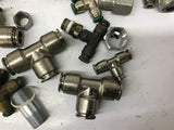 Various Fittings Sizes Ranging From 7/8" All The Way Down To 1/16" Lot Of 50