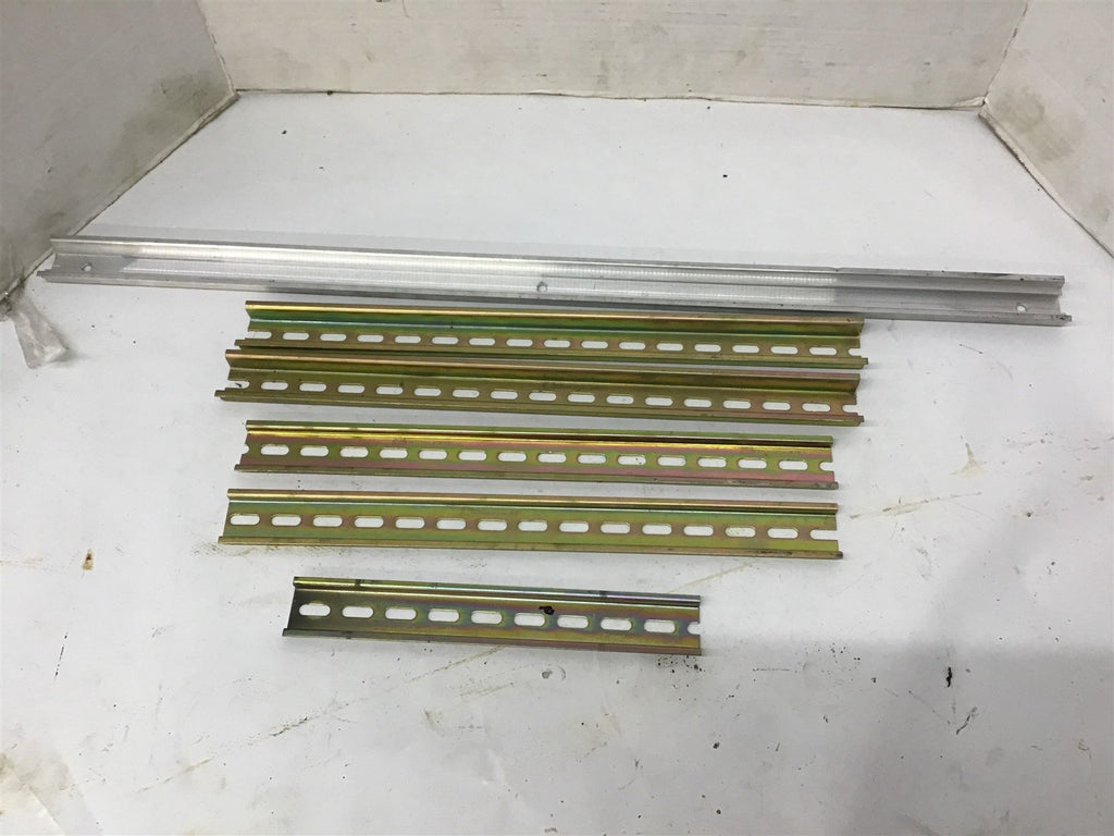 Assorted Size Din Rail Lot Of 6