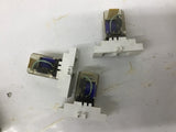 Deltrol 166 DPDT 24VDC 10 amp Relay Lot Of 3