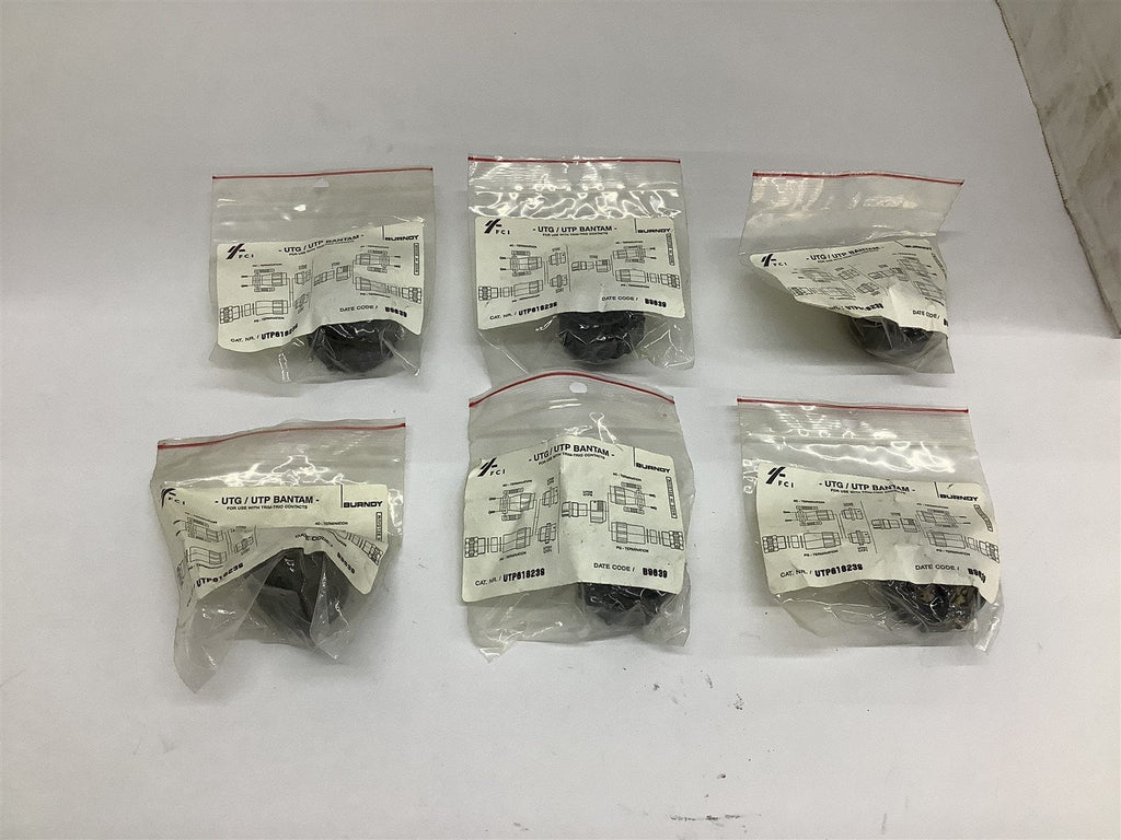 Burndy UTP61823S Connector Lot Of 6